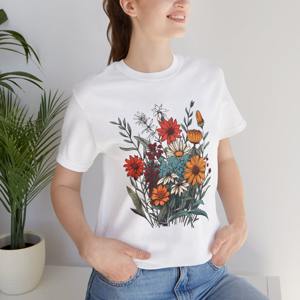 Vintage Wildflower Bouquet T-Shirt