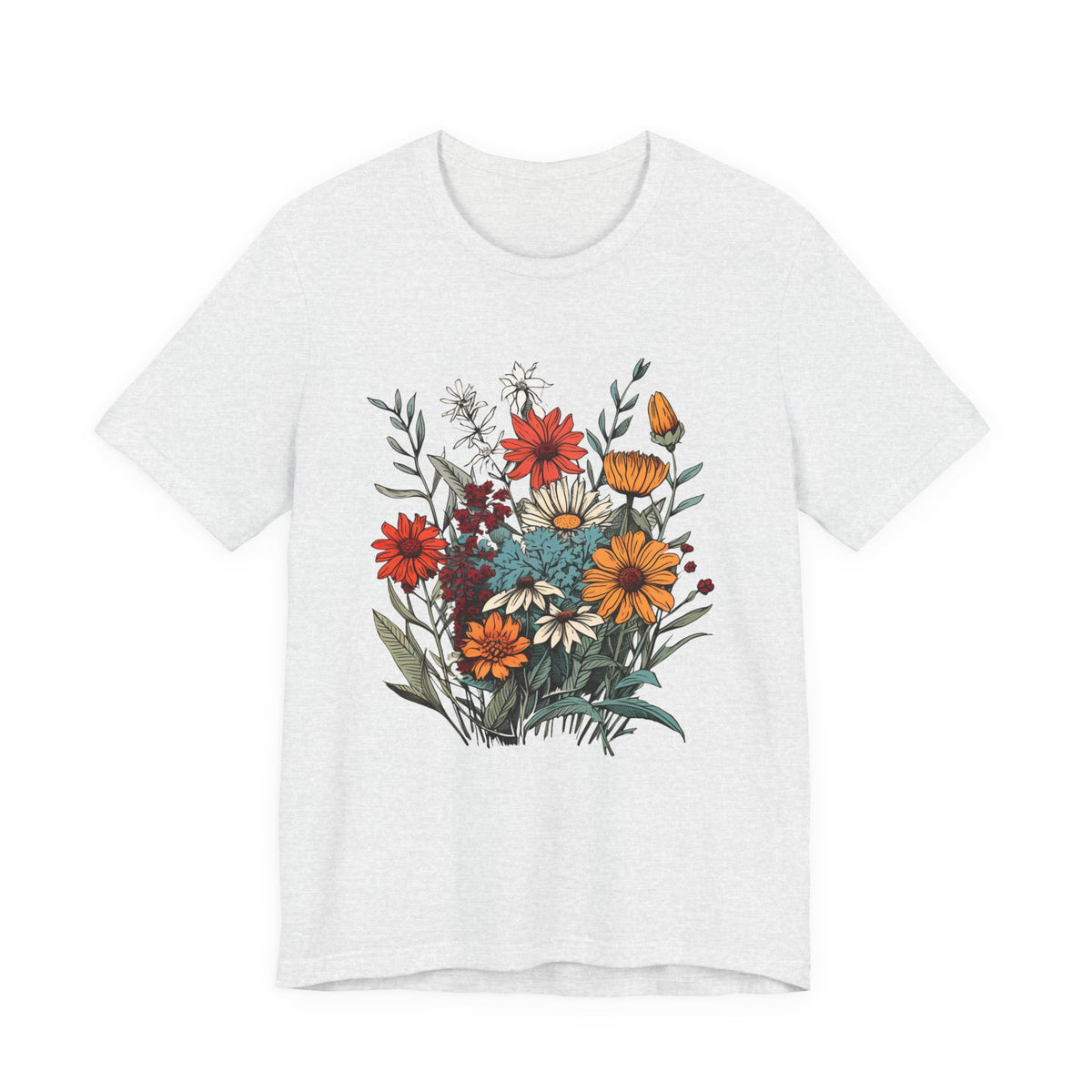 Vintage Wildflower Bouquet graphic shirt