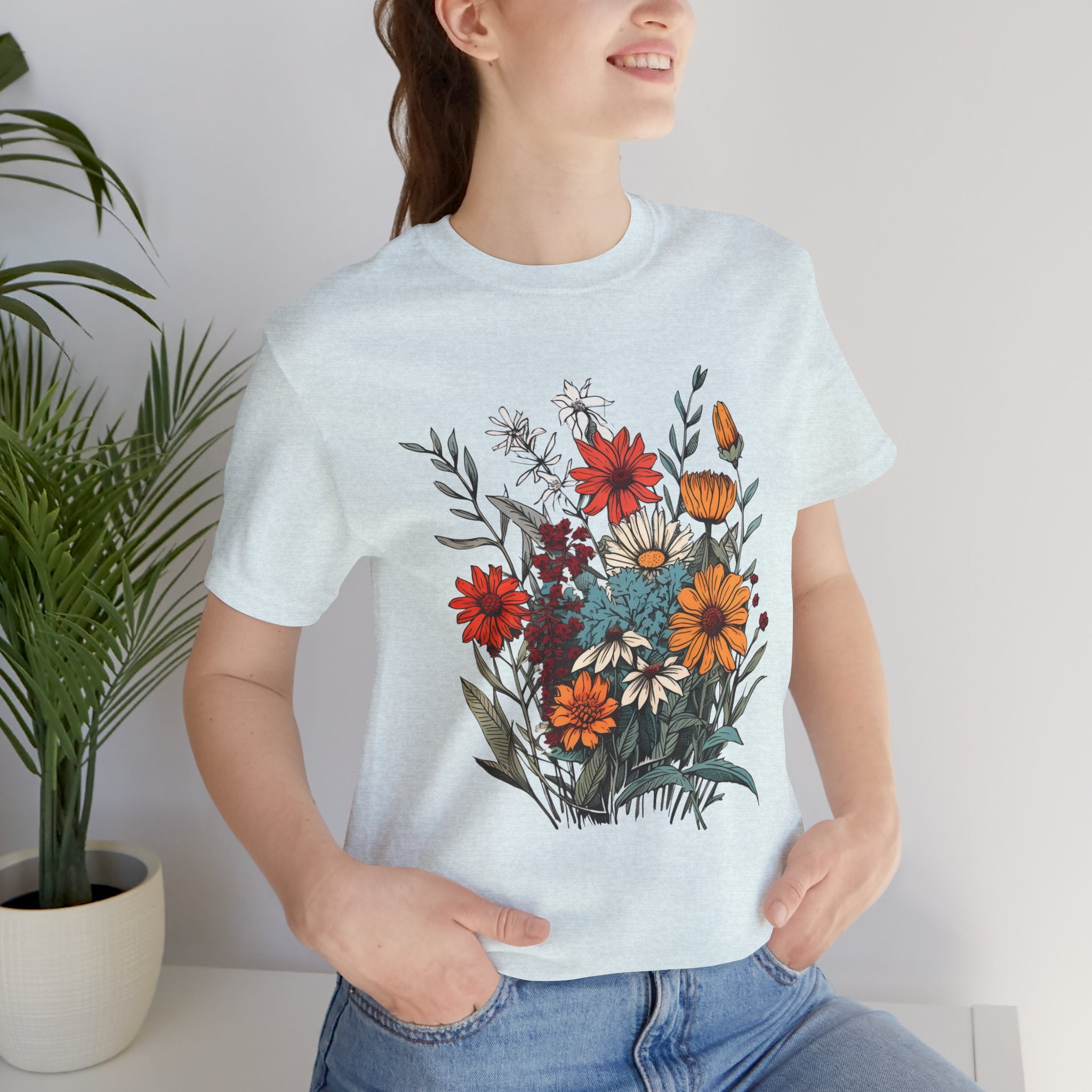 Vintage Wildflower Bouquet T-Shirt