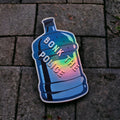 Bonk The Police Sticker: Glossy Vinyl Water Jug, Social Justice