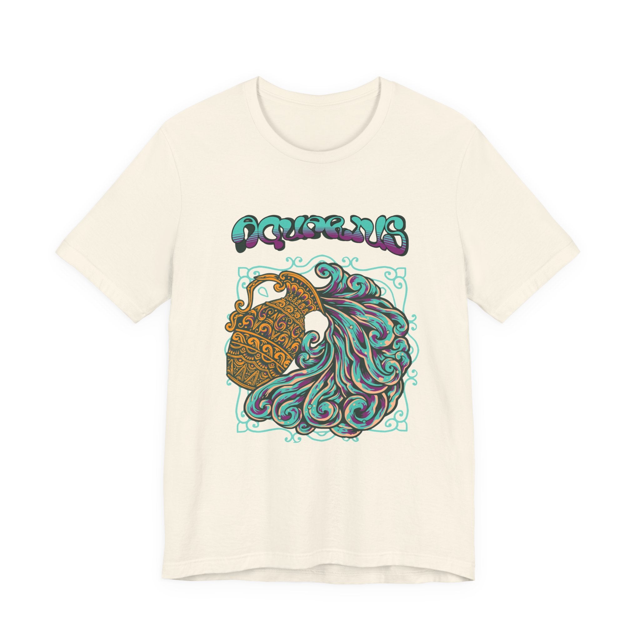 Aquarius Water Bearer Graphic Tee — Zodiac Astrology T-Shirt