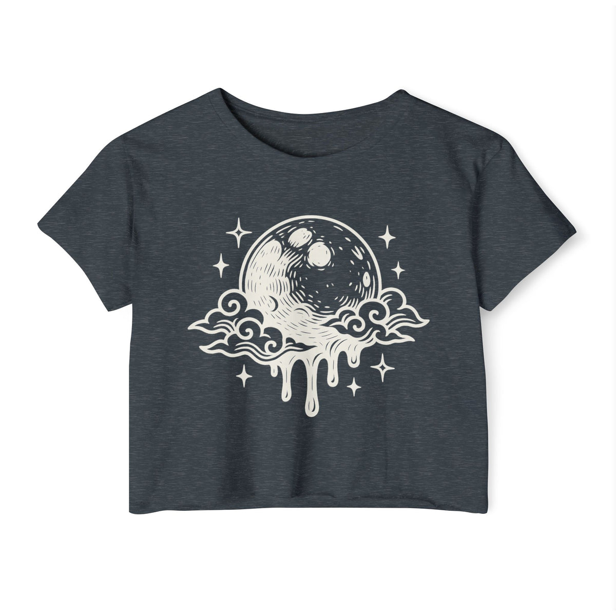 Additional photo of Moon Drip Crop Top T-shirt