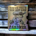 Froggy Cowboy Sticker: You've Yee'd Your Last Haw - 3" Vinyl Decal