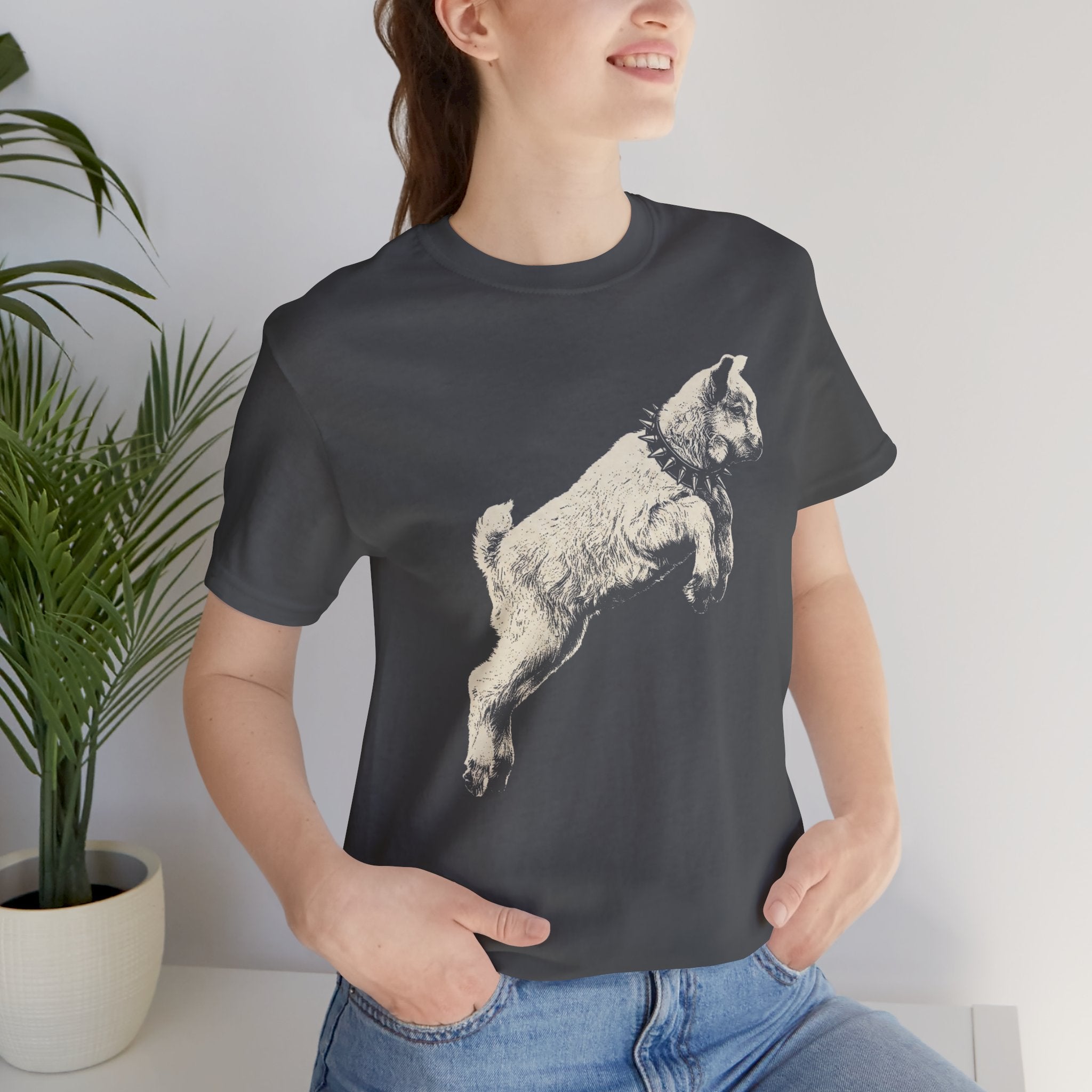 Punk Baby Goat Shirt | Vintage Goat Graphic Tee | Alternative Animal Shirt