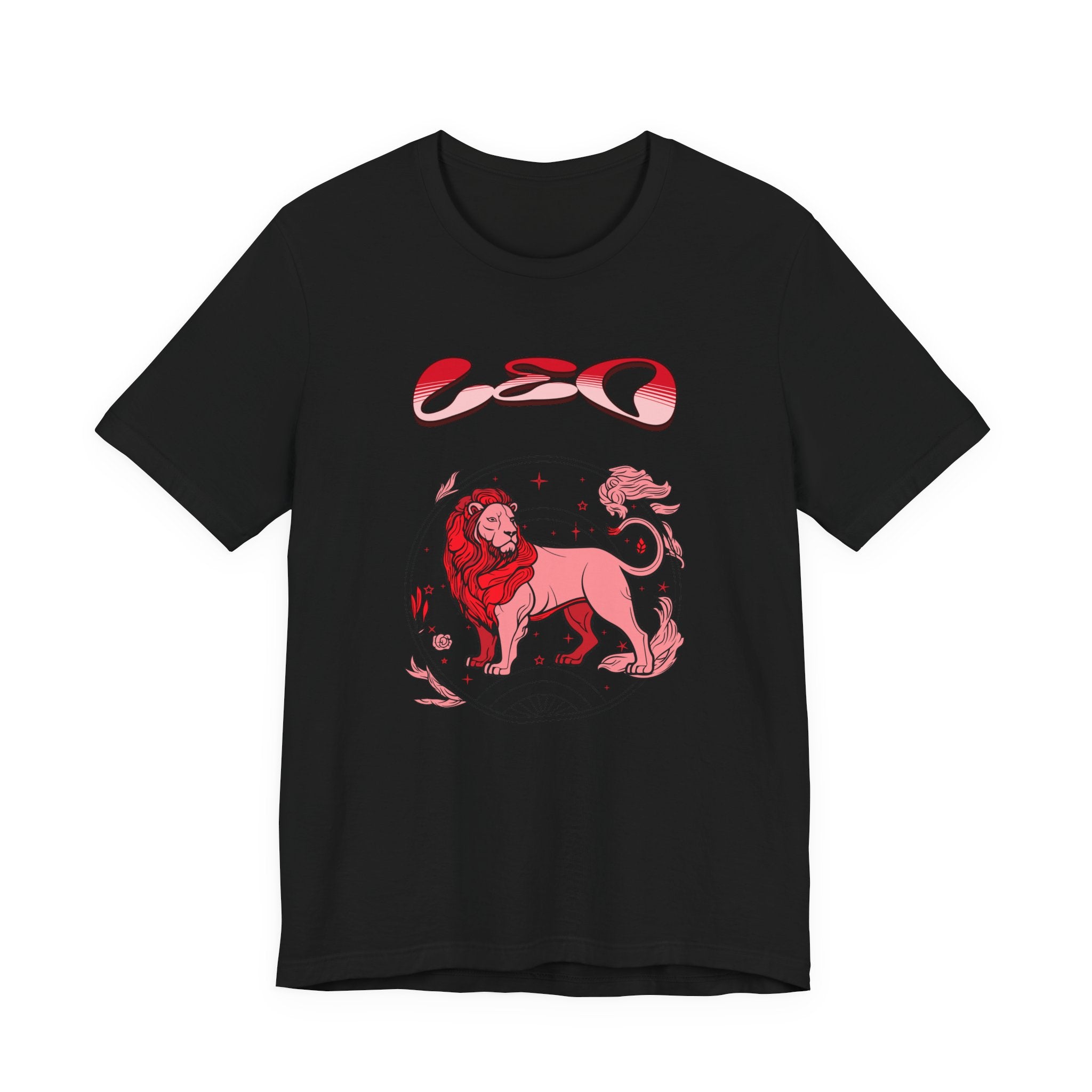 Leo Zodiac Tee — Red Lion Astrology Birthday Gift