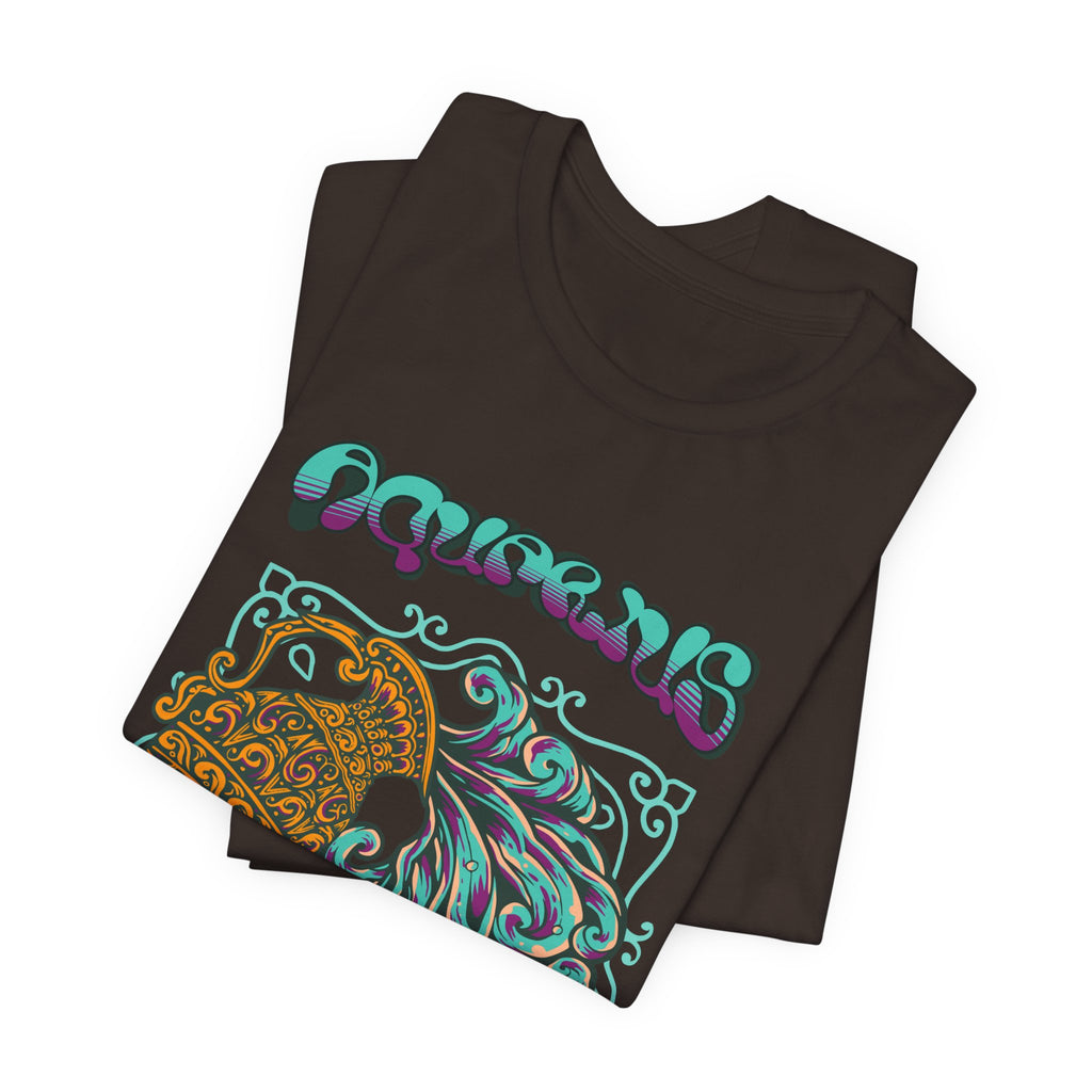 Aquarius Water Bearer Graphic Tee — Zodiac Astrology T-Shirt