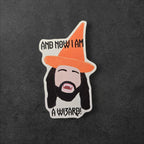 What We Do in the Shadows vinyl sticker in Holographic