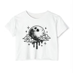 Product photo of Moon Drip Crop Top T-shirt