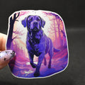 Black Lab Sticker: Labrador Retriever Familiar Decal, Dog Lover Gift