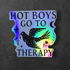Hot Boys Go To Therapy vinyl sticker