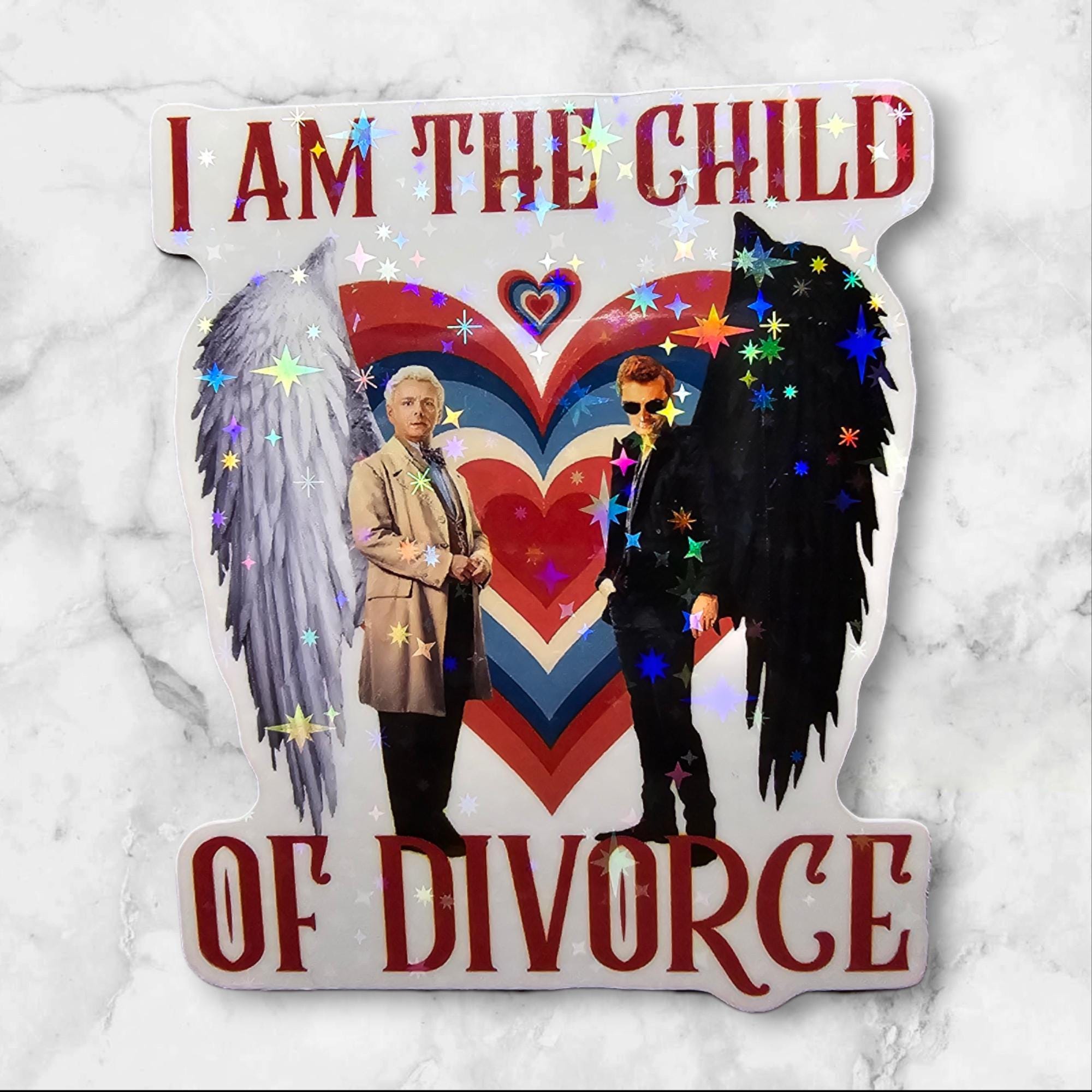 Good Omens Sticker: Aziraphale & Crowley, Ineffable Husbands Decal