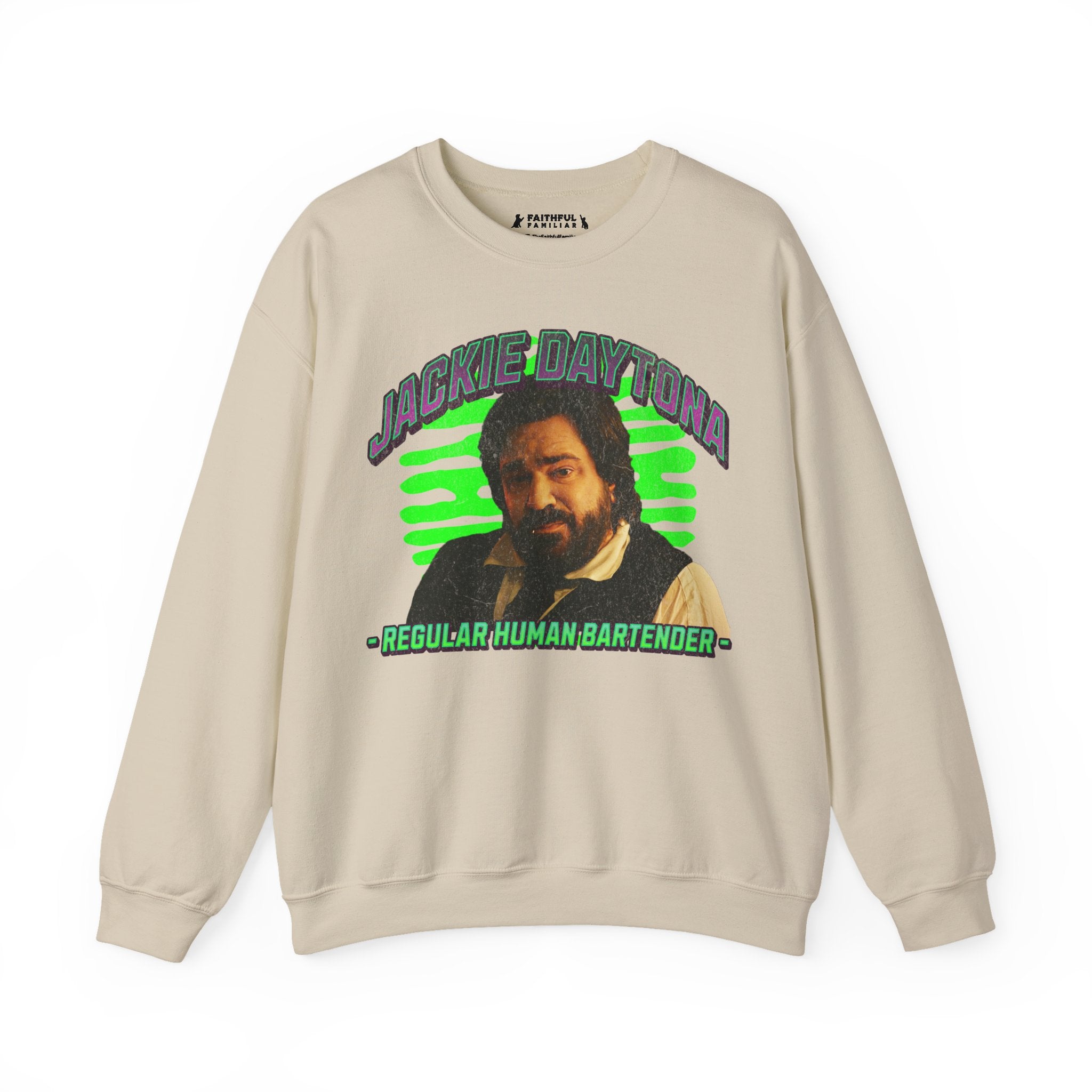 Jackie Daytona Regular Human Bartender Sweatshirt | What We Do in the Shadows Crewneck