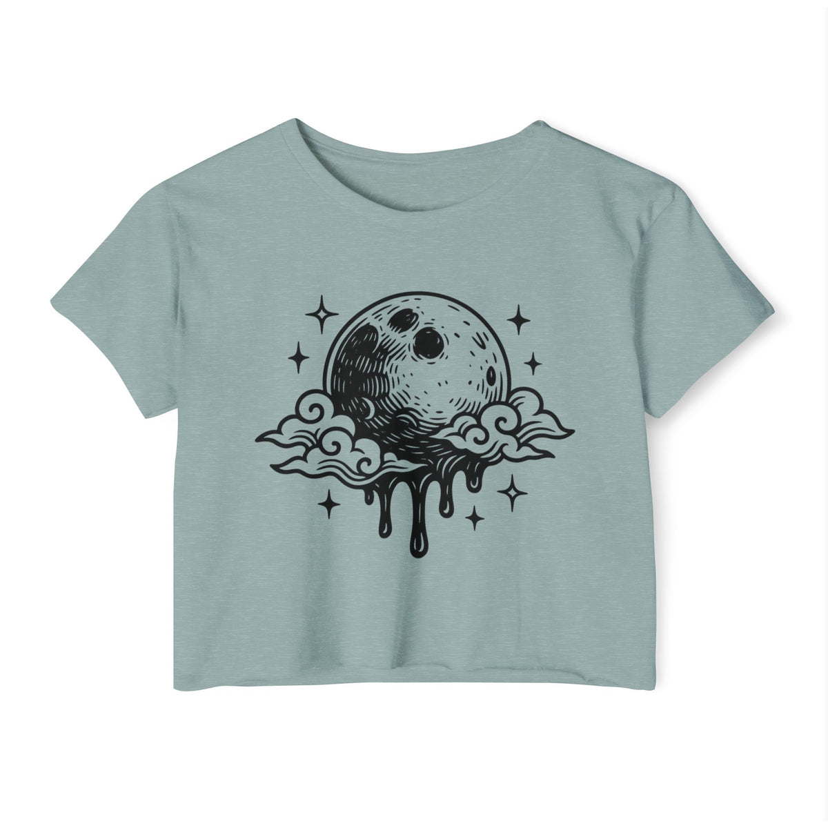 Additional photo of Moon Drip Crop Top T-shirt