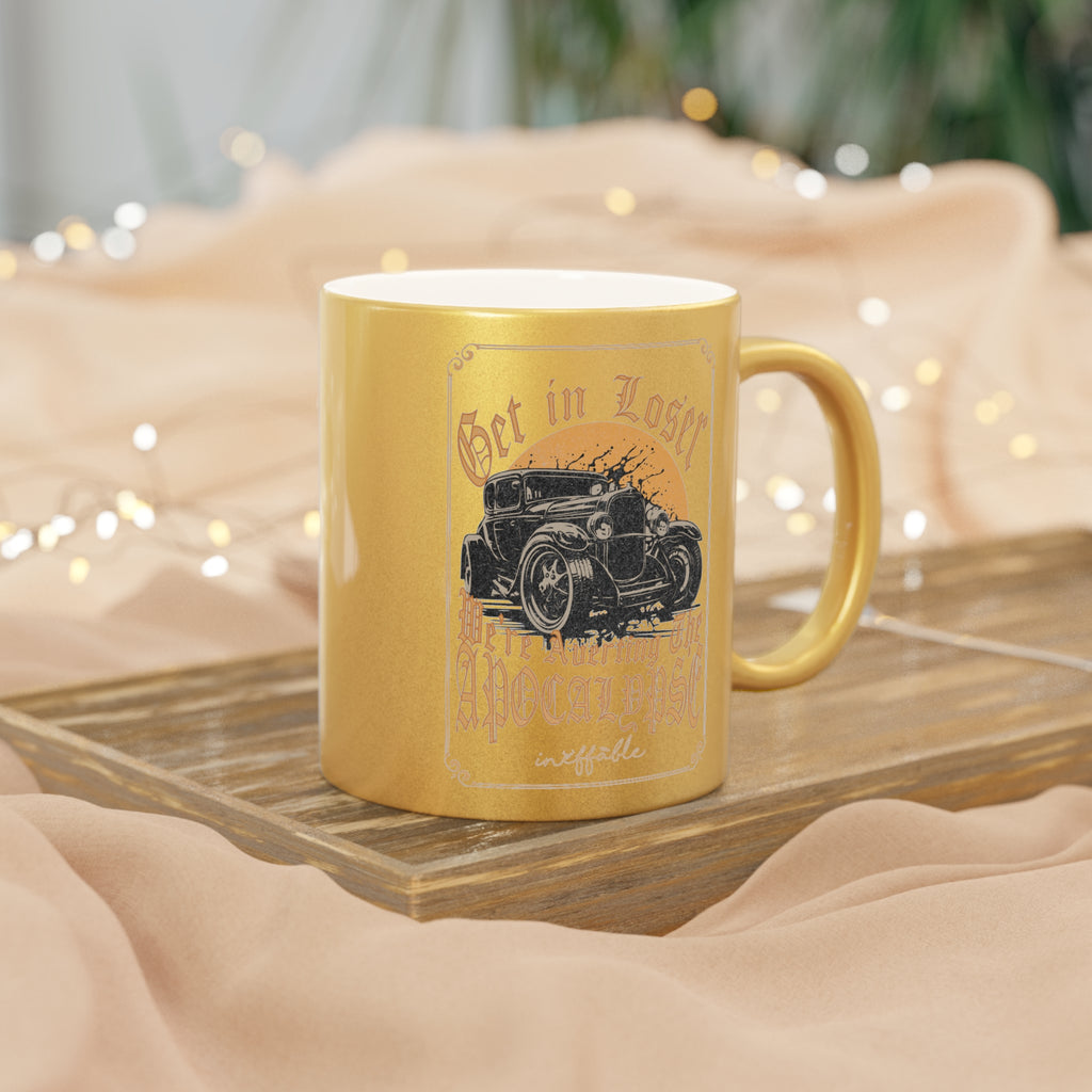 Good Omens Get in Loser Mug | We’re Averting the Apocalypse | Crowley & Aziraphale Mug