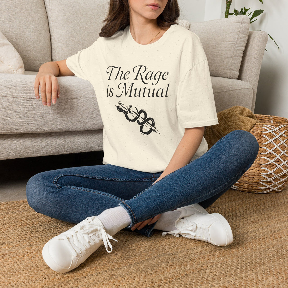 Additional photo of The Rage Is Mutual T-shirt
