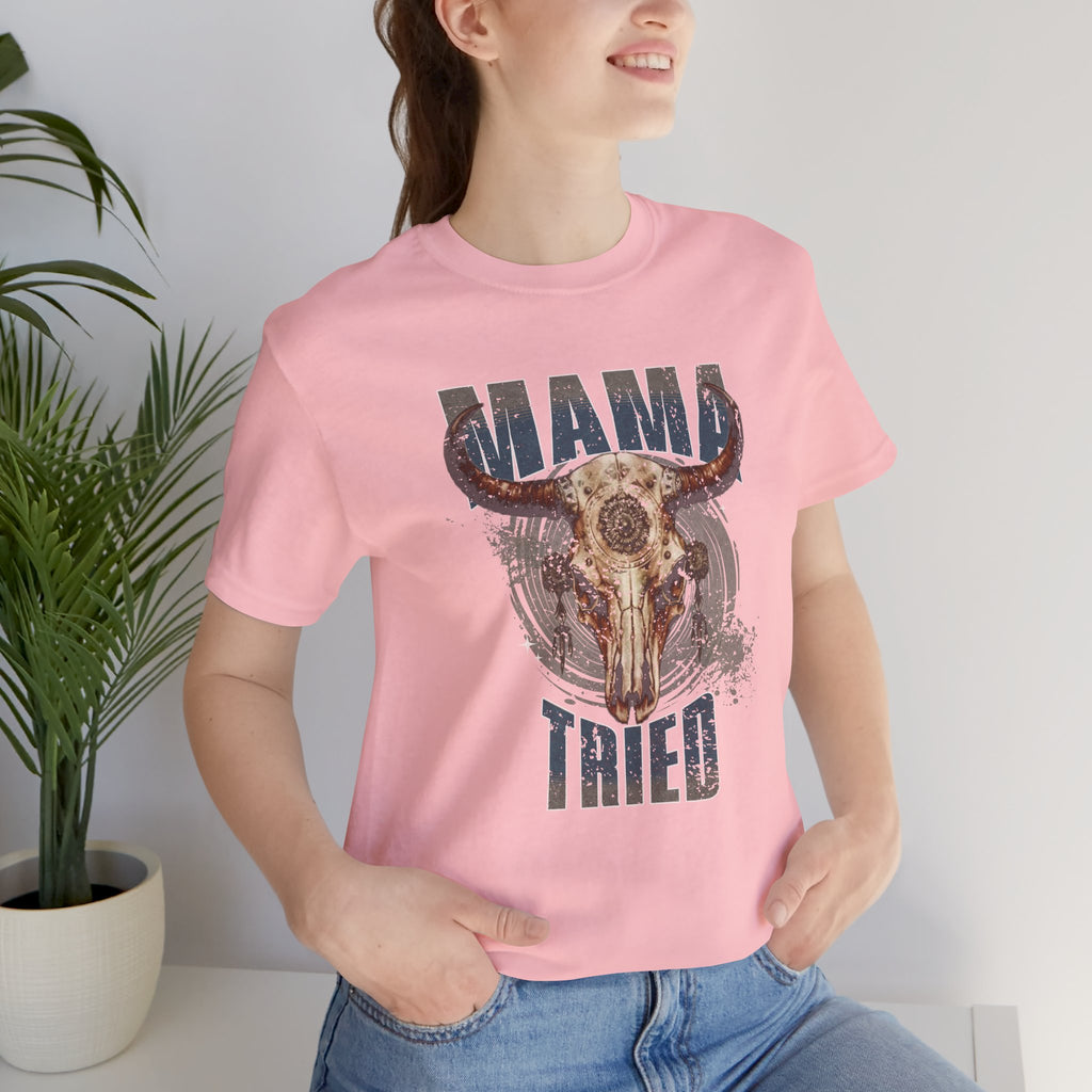 Mama Tried Skull Tee — Vintage Western Graphic T-Shirt