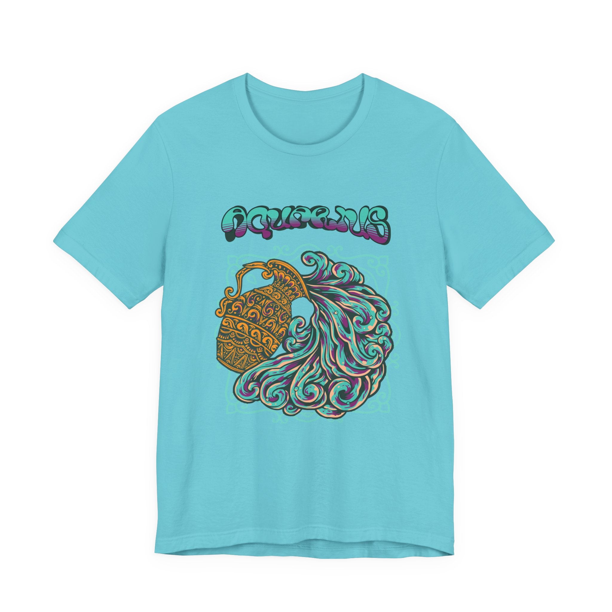 Aquarius Water Bearer Graphic Tee — Zodiac Astrology T-Shirt