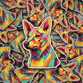Carolina Dog Sticker: Signature Breed Vinyl Decal