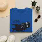 Additional photo of Cat Graphic — "I Can Do All Things Through Spit" Cute Funny Cat T-shirt