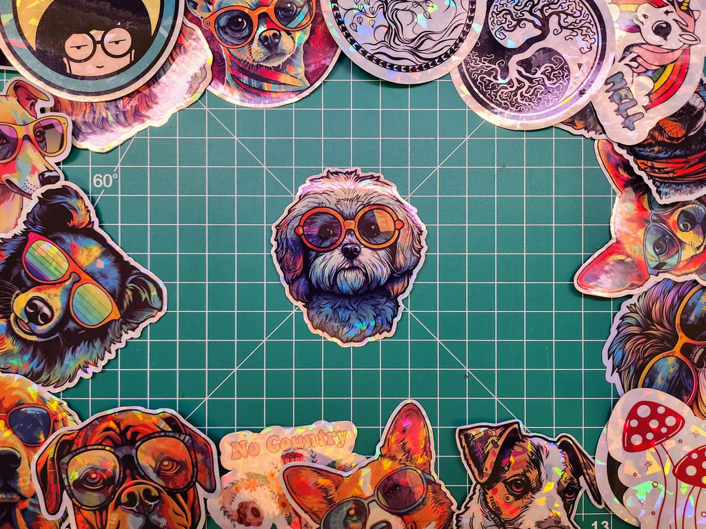 Maltese Puppy Sticker: Waterproof Die-Cut Dog Laptop Decal