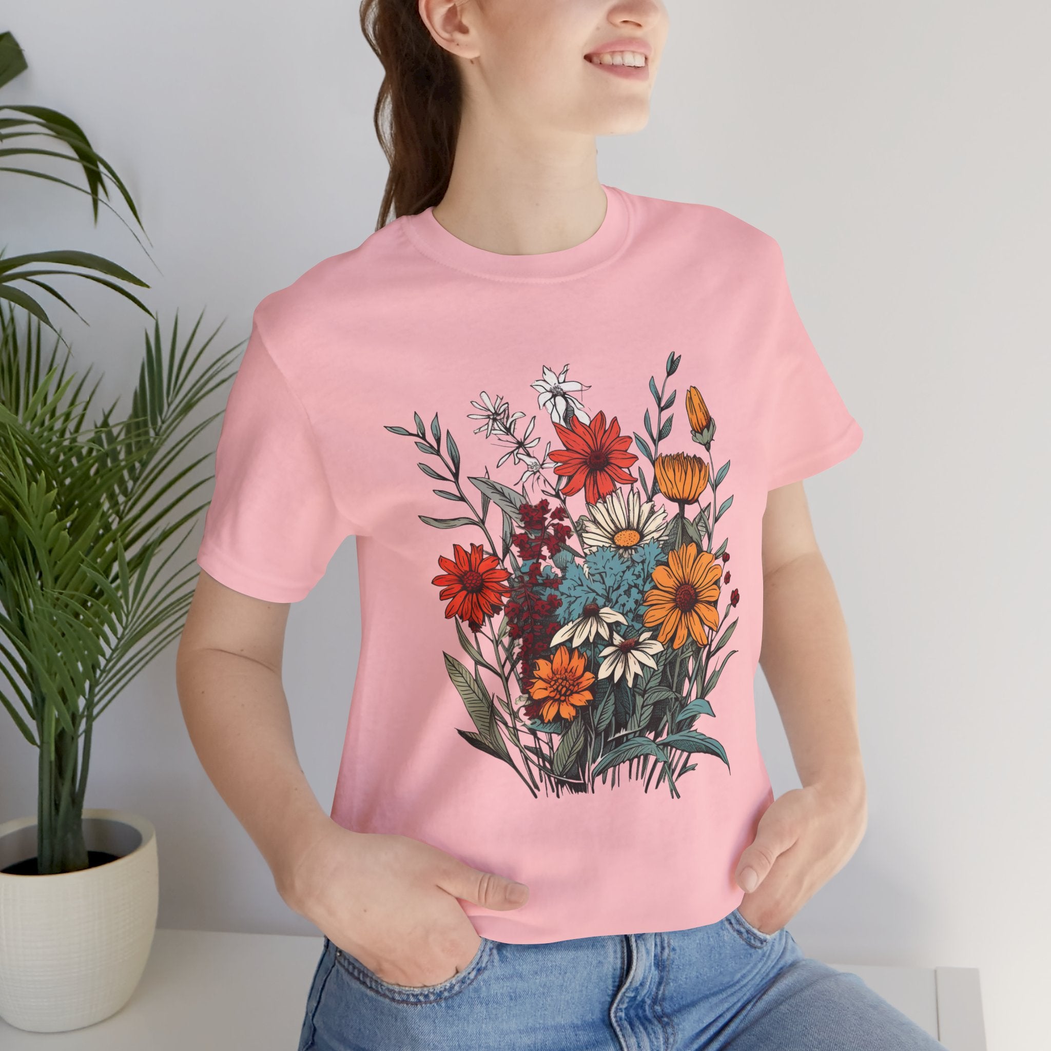 Vintage Wildflower Bouquet T-Shirt