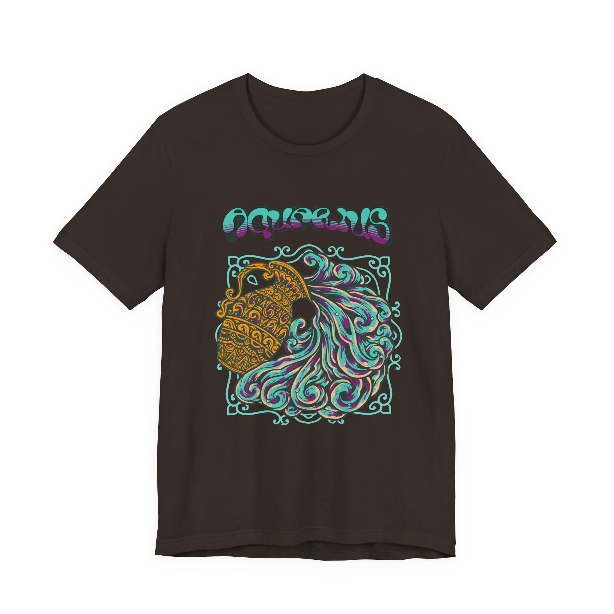 Aquarius Water Bearer Graphic Tee — Zodiac Astrology T-Shirt