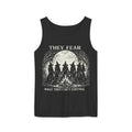 Feminist Witch graphic tank top featuring They Fear What They Can't Control Coven