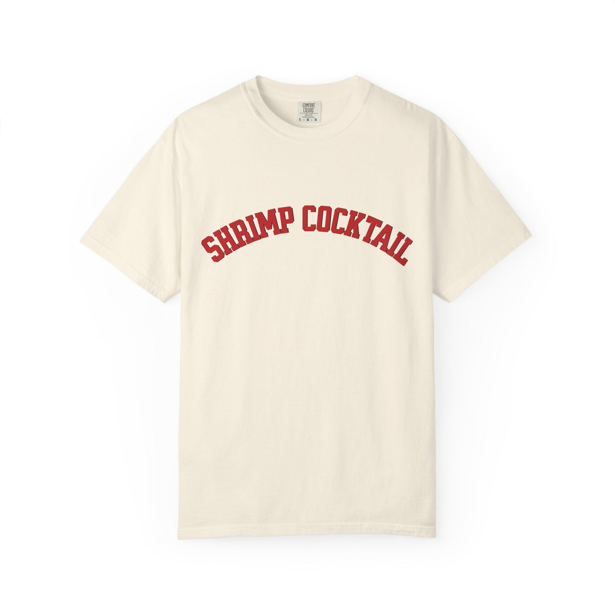Shrimp Cocktail Graphic graphic shirt featuring Retro Foodie & Seafood Lover Comfort Colors