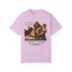Perhaps a Fucking Break graphic shirt featuring Judith Slaying Holofernes Feminist Art Tee