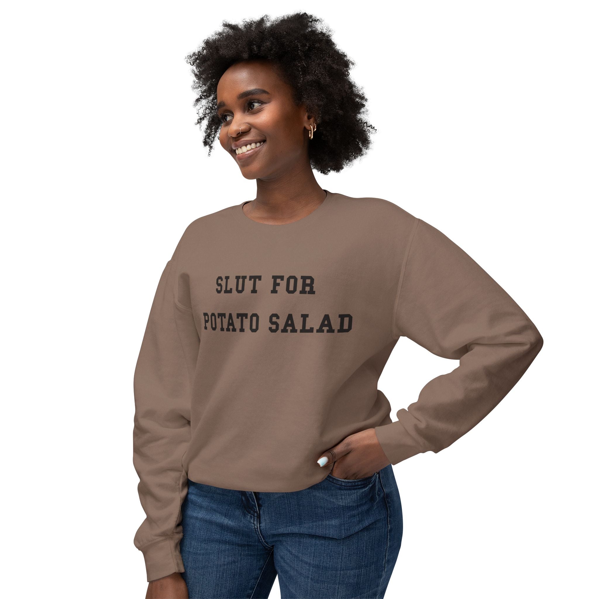 Slut for Potato Salad Sweatshirt | Funny Food Lover Crewneck