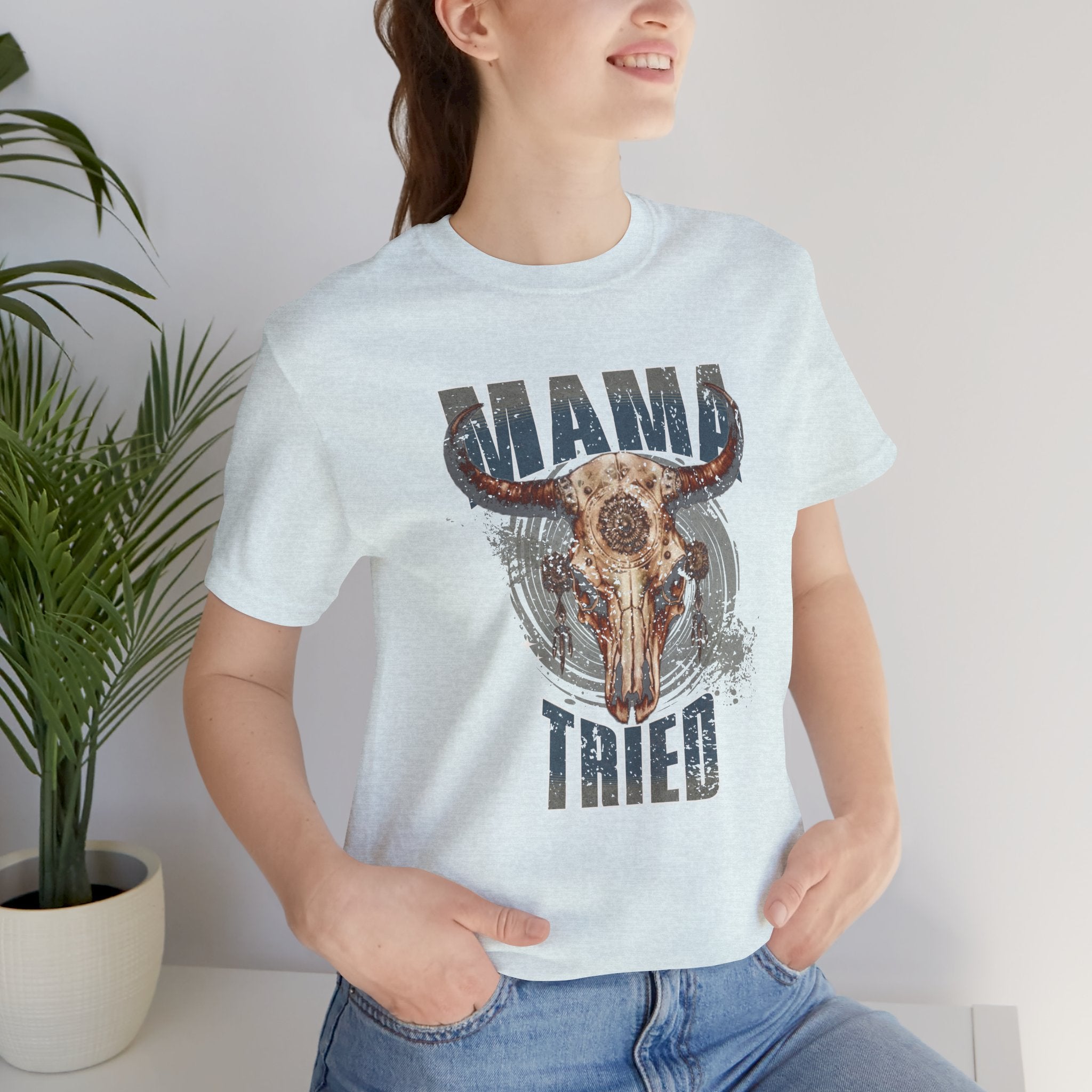 Mama Tried Skull Tee — Vintage Western Graphic T-Shirt