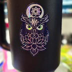 Mystical Owl : Witchy Water-Resistant vinyl sticker