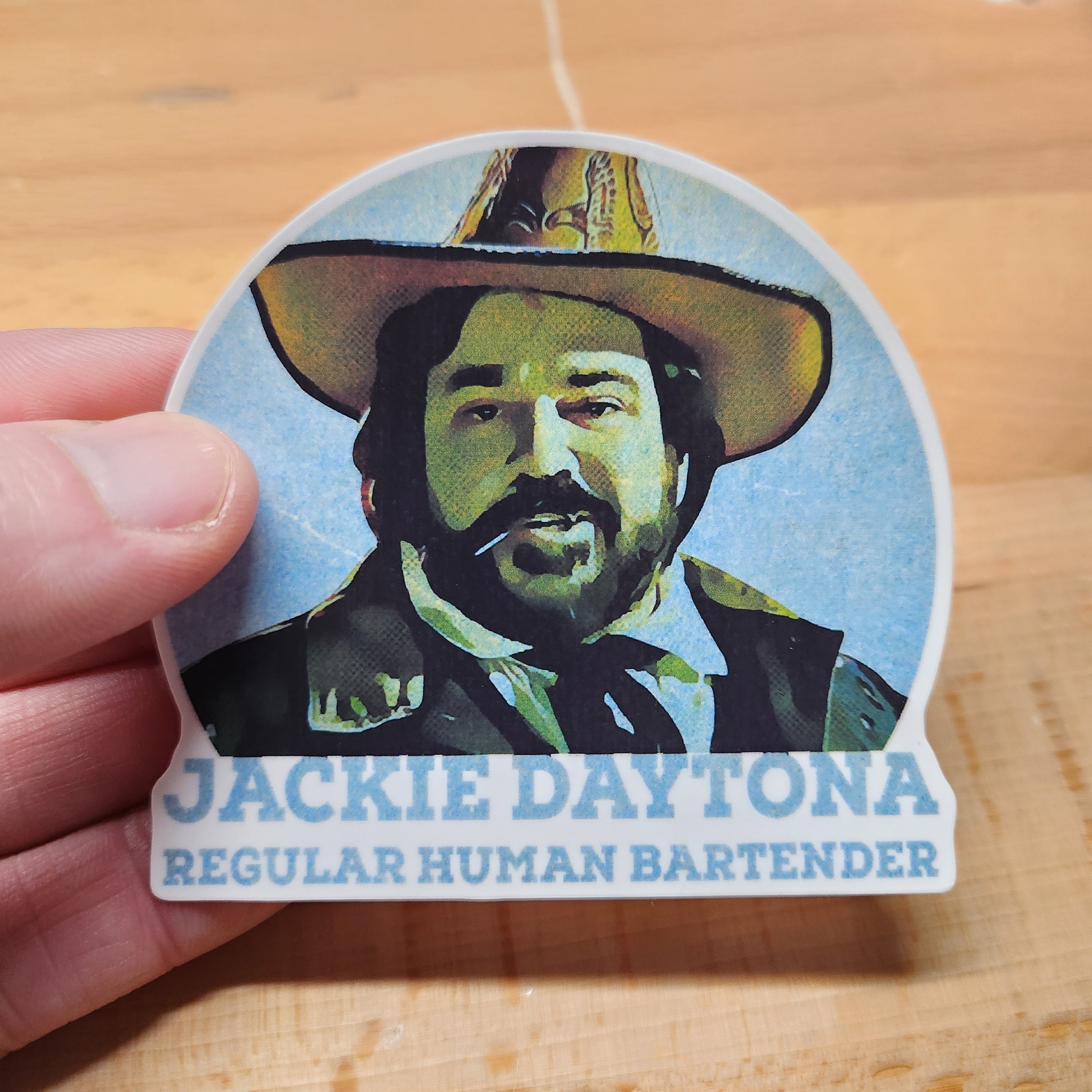 What We Do in the Shadows Sticker: Jackie Daytona - Water Resistant