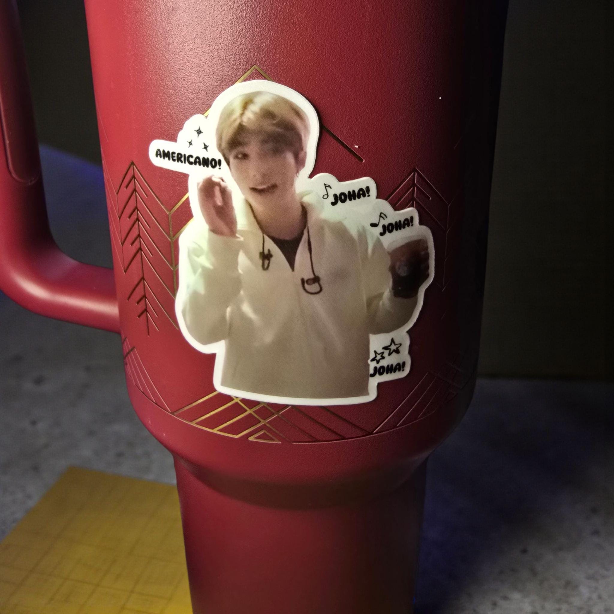Stray Kids Hyunjin Americano Sticker l Gifts for kpop fans and STAY