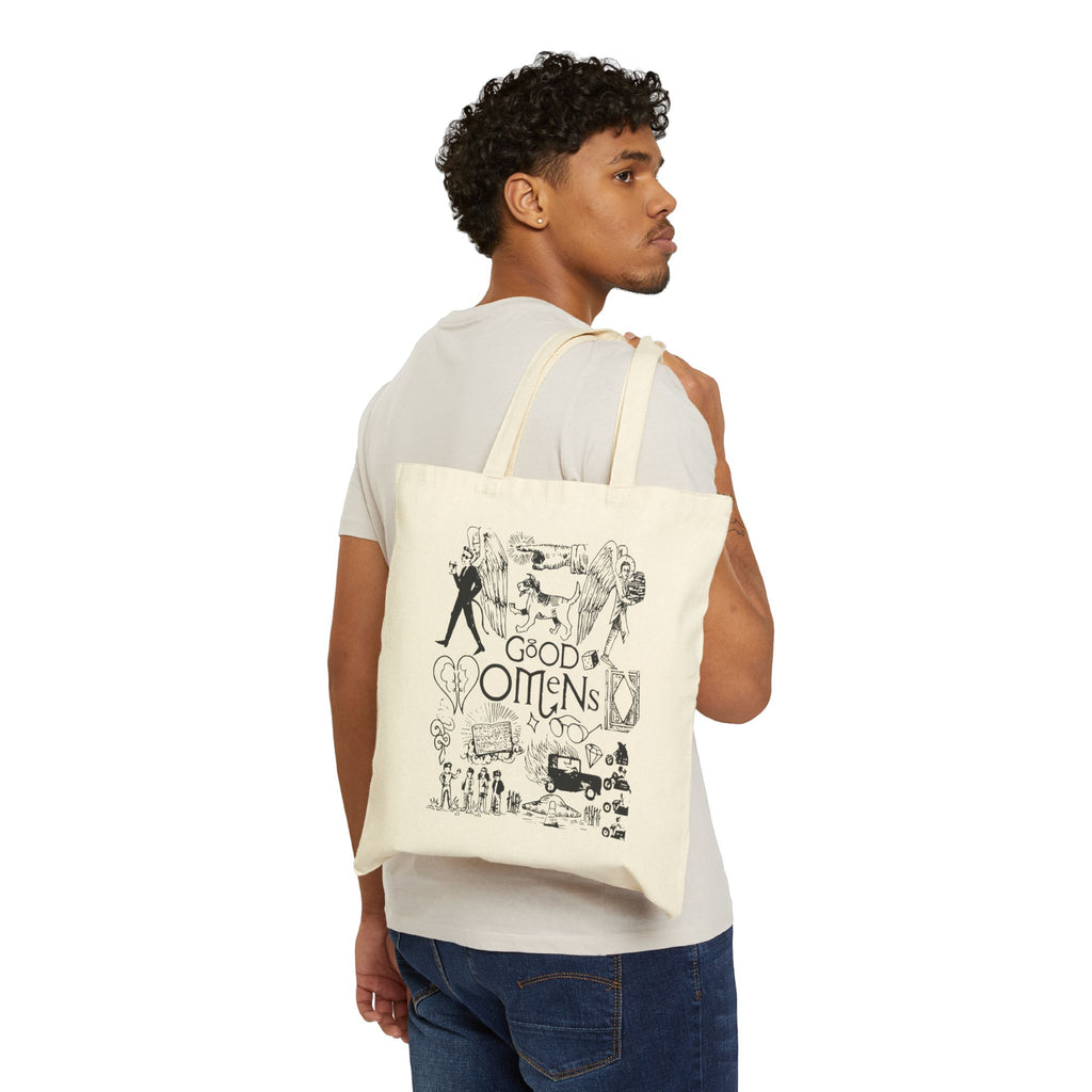 Cotton Canvas tote bag featuring Eco-Friendly Everyday Heavyweight Grocery &