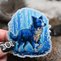 Border Collie Dog Sticker Holographic : Dog Parent Gift Herding Decal