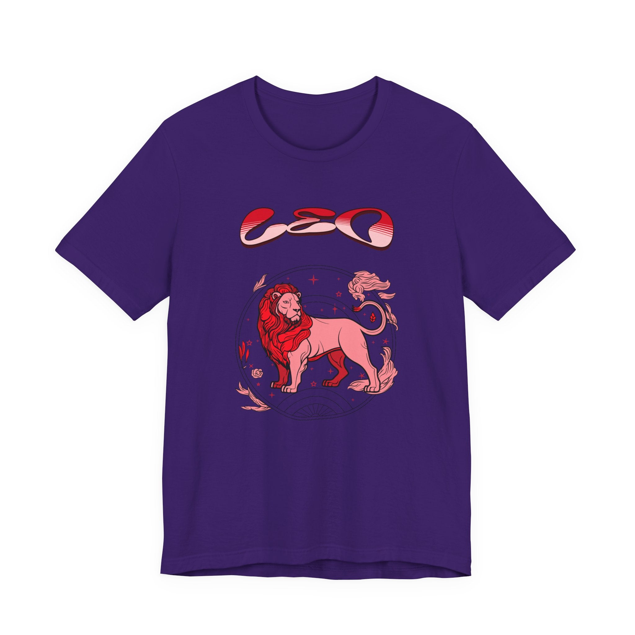 Leo Zodiac Tee — Red Lion Astrology Birthday Gift