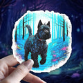 Scottish Terrier Sticker: Scotty Dog Vinyl Decal, Dog Lover Gift, Holographic Option