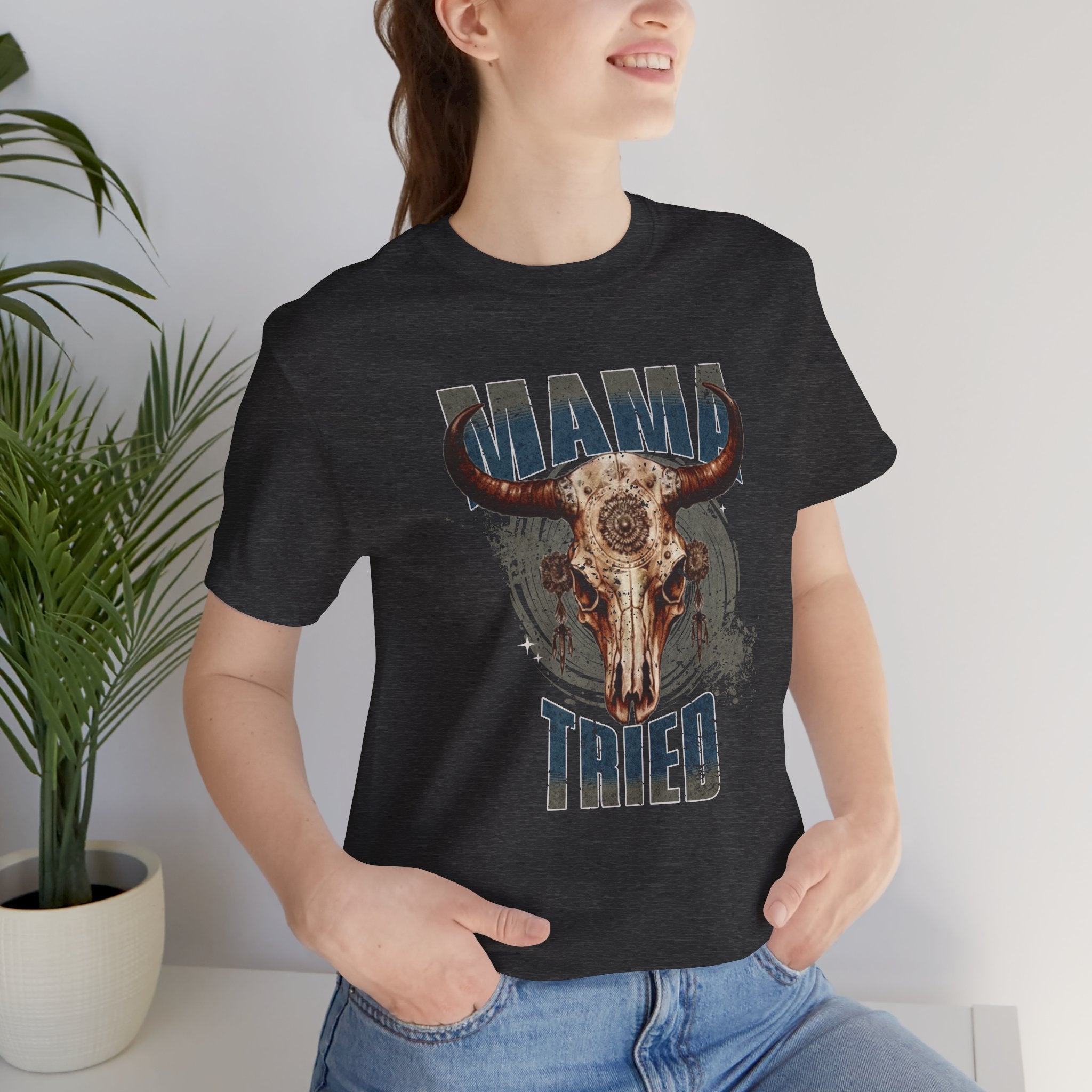 Mama Tried Skull Tee — Vintage Western Graphic T-Shirt