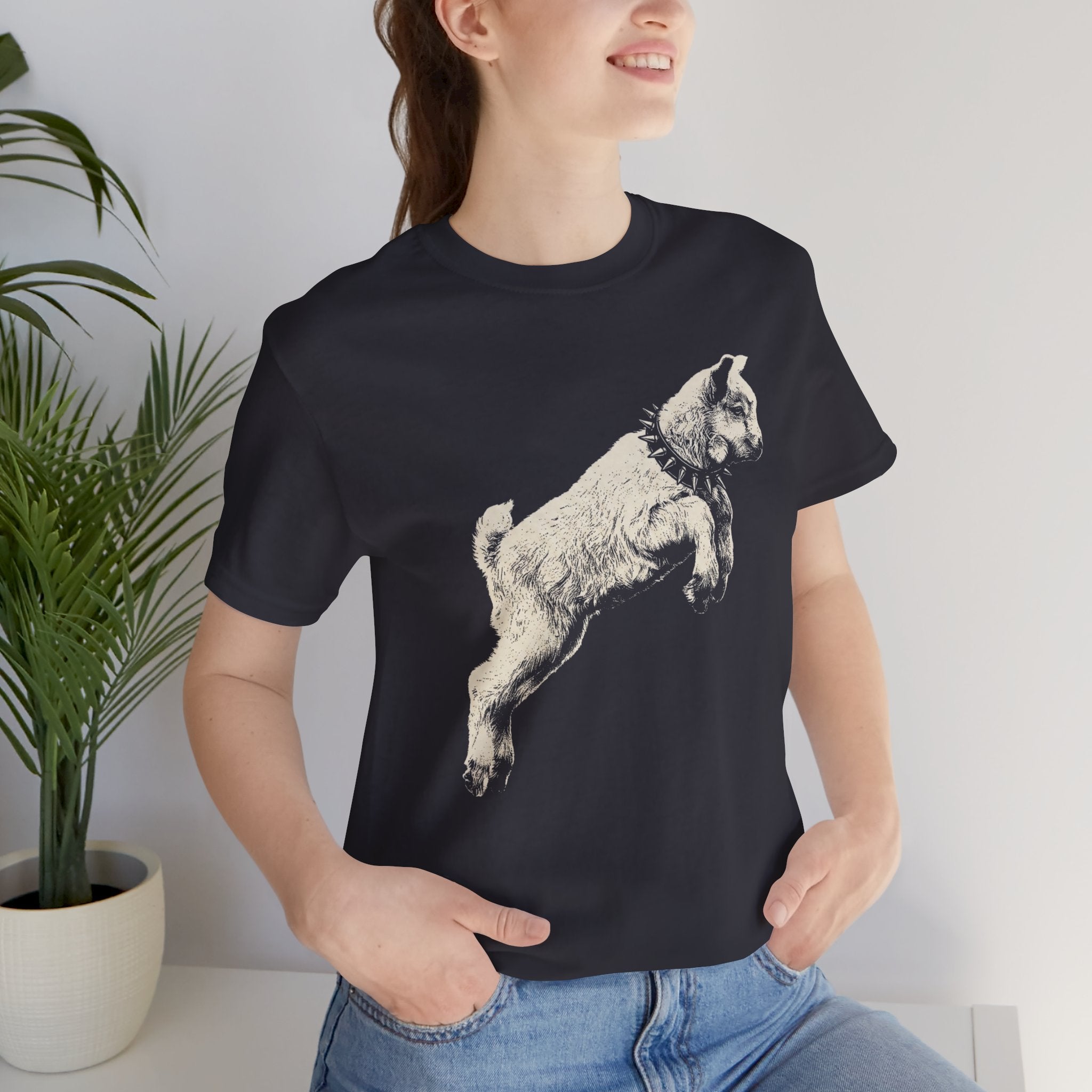 Punk Baby Goat Shirt | Vintage Goat Graphic Tee | Alternative Animal Shirt