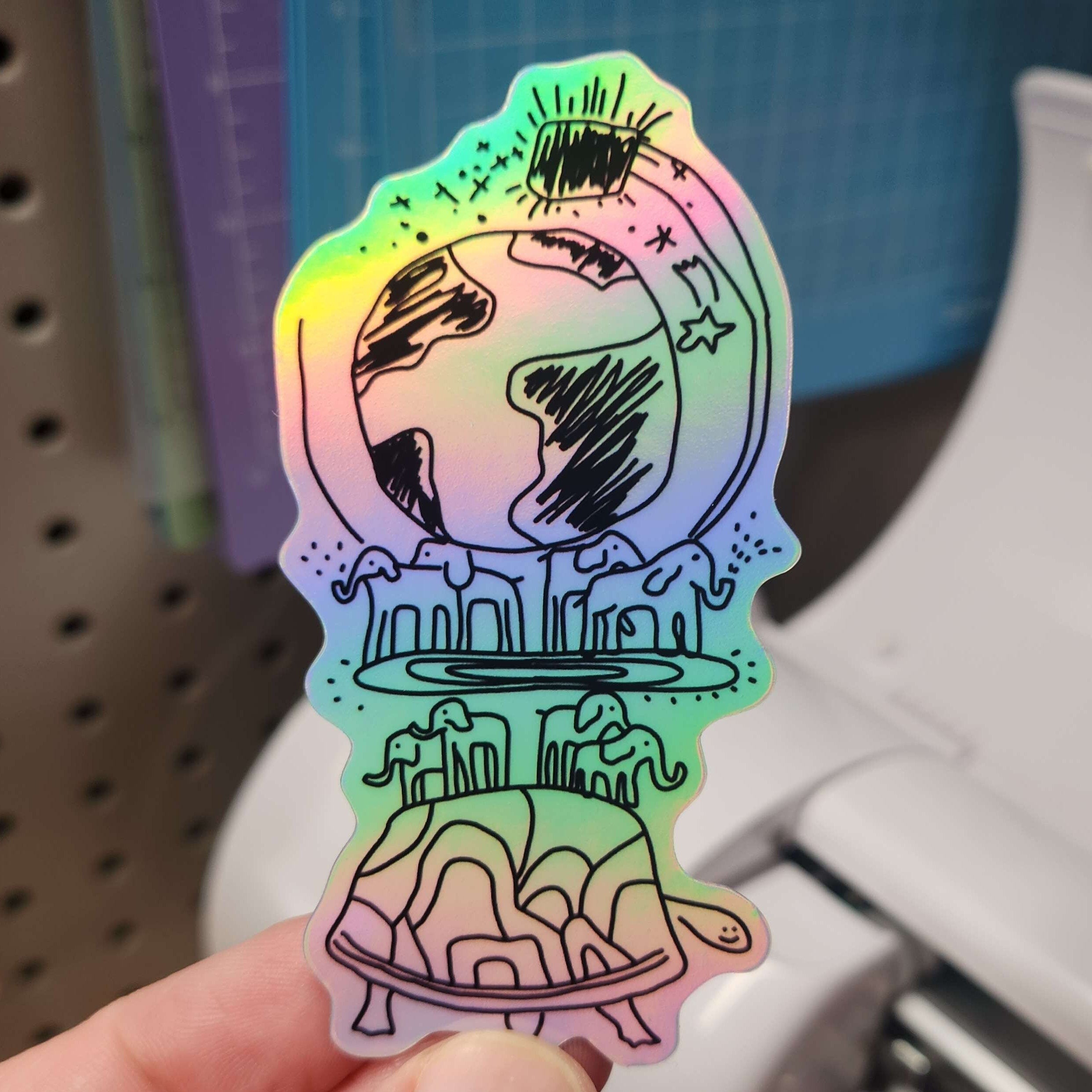 What We Do in the Shadows Sticker: Nandor's Turtle World - Water Resistant