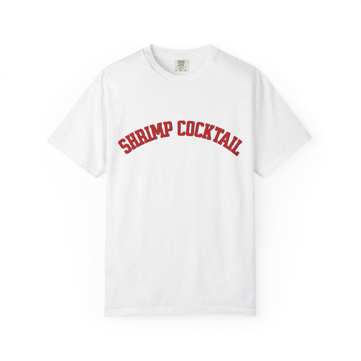 Shrimp Cocktail Graphic graphic shirt featuring Retro Foodie & Seafood Lover Comfort Colors