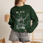Good Omens Angel & Devil "To The World" graphic sweatshirt