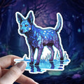 Blue Heeler Sticker, Australian Cattle Dog Decal, Tarot Sticker, Pet Owner Gift, Vinyl, Laptop