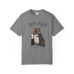 Front view of Moth Ma’am — Cute Mothman Cryptid Humor Design T-shirt