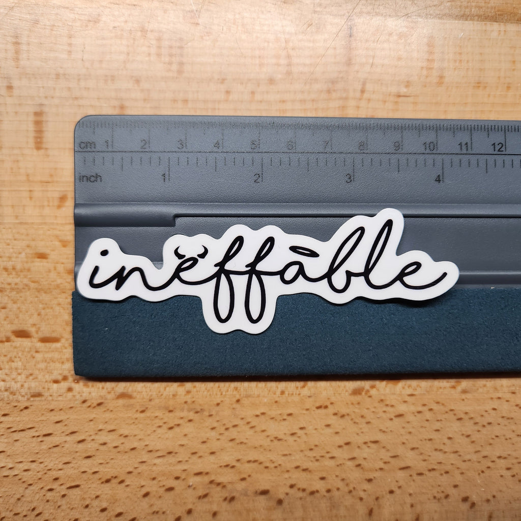 Good Omens Ineffable Vinyl Sticker: Fandom Decal