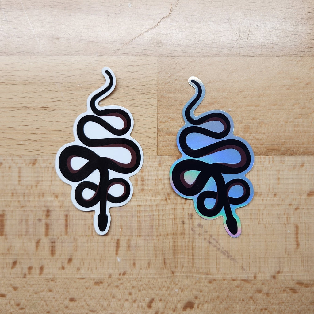 Good Omens Crowley Tattoo Sticker – Demon Snake Decal