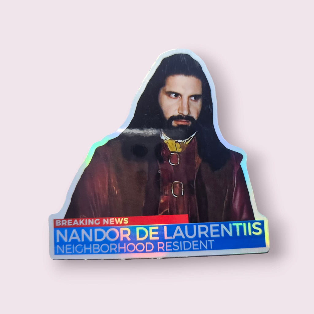 What We Do in the Shadows Nandor De Laurentiis Vinyl Sticker