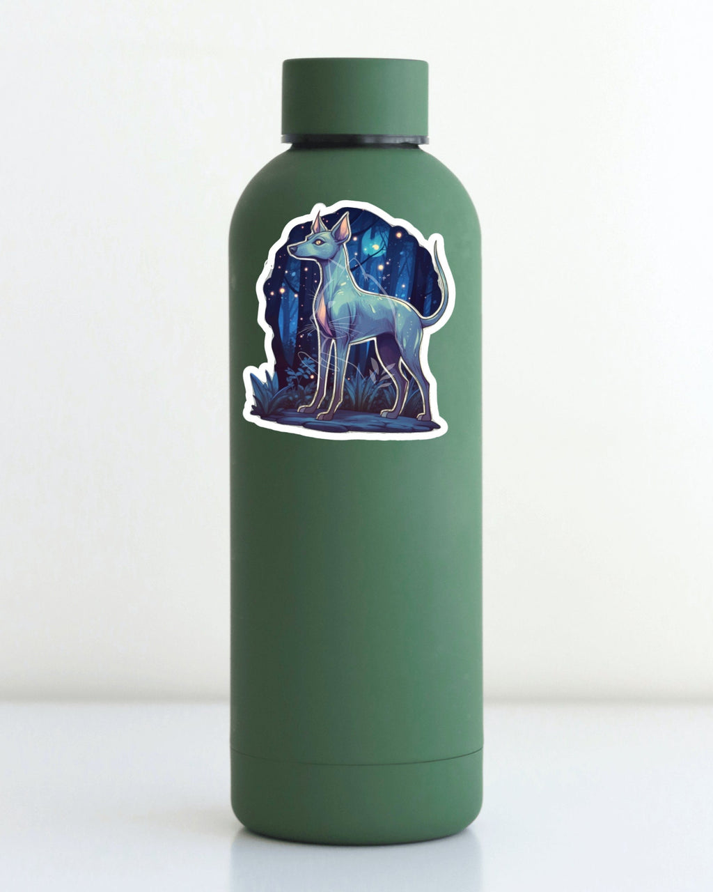 Xoloitzcuintle Sticker: Witchy Mexican Hairless Dog Decal (Holographic Option)