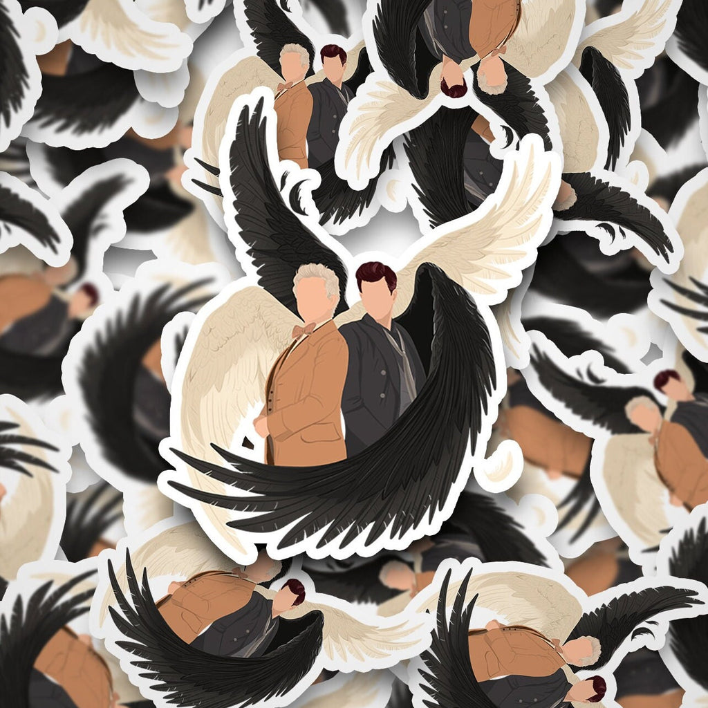 Good Omens Aziraphale & Crowley Decal: Ineffable Husbands Fandom